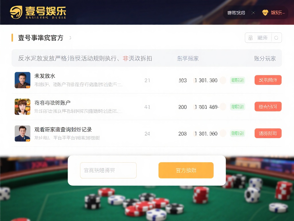 壹号娱乐反水事件真相还原全过程解析 (壹号娱乐反水事件真相还原:全过程详细解析与内幕揭秘) 随着事件发酵,壹号娱乐官方迅速作出回应,表示反水发