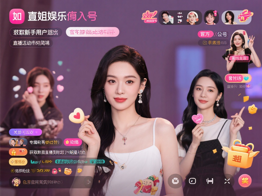壹姐娱乐真人号带你体验明星直播互动 (壹姐娱乐真人号带你零距离体验明星直播互动盛宴) 对于新手用户来说,加入壹姐娱乐真人号的直播互动并不