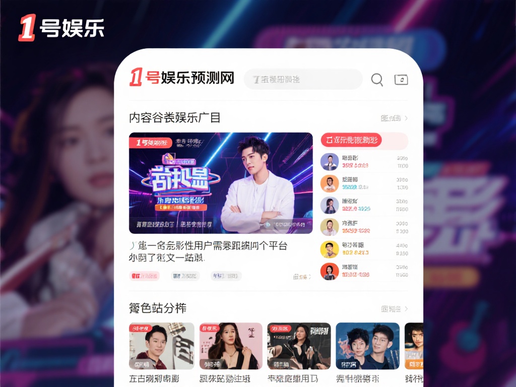 壹号娱乐预测网提供最权威的娱乐资讯 (壹号娱乐预测网:权威娱乐资讯一手掌握平台) 此外,壹号娱乐预测网的内容覆盖面极广,从国内影视圈